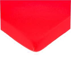 SHEETWORLD.COM SheetWorld Fitted 100% Cotton Jersey Pack N Play Sheet Fits Graco Square Play Yard 36 x 36, Solid Red, Made in USA