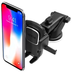 iOttie Easy One Touch 4 Dash & Windshield Universal Car Mount Phone Holder Desk Stand for -iPhone, Samsung, Moto, Huawei, Nokia, LG, Smartphones, Black