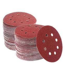 UltraOutlet 160 PCS 5 Inch Sanding Discs Hook and Loop Orbital Sander Pads Sand Paper Discs for Sander 40 60 80 100 120 150 240 320 400 600 Grit Power Sanding Discs 5 Inch 8 Hole Round Sanding Discs (40-600 Grit)