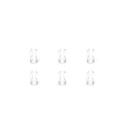 SOUNDLINK （6pcs/lot）Hearing Aid Ear Tips Silicone Earplug Domes for BTE,ITE and Pocket Hearing Aids Ear Bud Replacements (Small φ8mm)