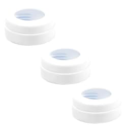 ROMIRUS Replacement Screw Ring Compatible with Philips Avent Anti-Colic Bottles 4oz /9oz /11oz; Not for Natural Response Nipples (3 Pack)