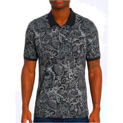 Robert Graham Men’s Dozer Short-Sleeve Polo Shirt, Premium Cotton Knit Top, Classic-Fit & Richly Detailed for Wear