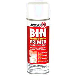 Zinsser 12-Pack of 13 oz 01008 B-I-N White Shellac Base Interior/Exterior Primer/Sealer