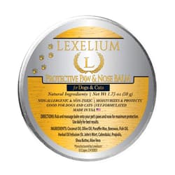 Lexelium All Natural Paw Balm & Protection Wax for Dogs and Cats | No Toxic Ingredients | Medium Firmness | No Mess | Protects from Heat and Cold | 2 Oz