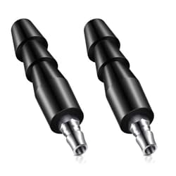 Zhanmai 2 Pcs Vac U Lock Adapter Quick Air Connector Quick Connector Device (Black)
