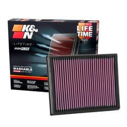K&N Engine Air Filter: Increase Power & Towing, Washable, Premium, Replacement Air Filter: Compatible with 2015-2019 Ford (Everest, Ranger, Ranger Raptor), 33-3086