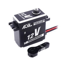 AGFRC 45KG Waterproof RC-Servo High-Torque - 12V Programmable Metal Gear Coreless Digital Smart Servo for 1/8 1/10 RC Car Trcuk, Control Angle 180° (SA75CVSW V2)
