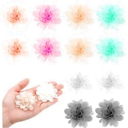 Copkim 12 Pcs Mini Flower Decorative Magnets Set Cute Flower Fridge Magnets Multicolor Refrigerator Decorative Magnets Flower Whiteboard Magnets for Office Supplies Kitchen Decorations
