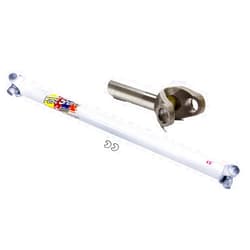 Bryke Racing FastShafts 2in OD Steel Drive Shaft W/ 1310 U-Joints and High Clearance Yoke Installed (29