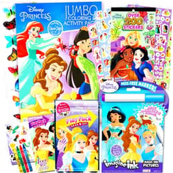 Bendon Disney Princess Coloring Book and Sticker Activity Set for Kids - Bundle with Princess Books, Princess Imagine Ink, Stickers, and More – Featuring Cinderella, Rapunzel, Ariel, Belle and More
