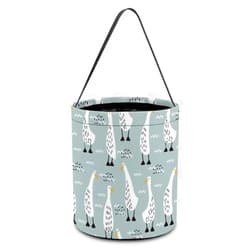 Rqzwdq Cute Goose Animal Pattern Candy Tote Sugar Fruit Basket Gourmet Snack Food Box Trick Or Treat Halloween Bucket for Adult