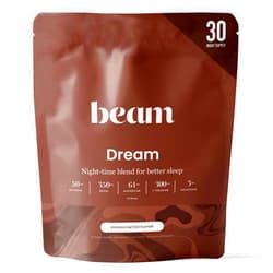 Beam Dream Sleep Powder, L-Theanine, Apigenin, Reishi and Magnesium, Third Party Tested Natural Sleep Aid & Sleep Supplement, Health and Wellness Gift, Natural Sleep Support, Non-GMO, 30 Servings