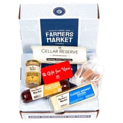 Deli Direct Farmers Market Charcuterie Sampler, Gourmet Meat and Cheese, Seasonal Gift, Every Day Gift, A Gift For You