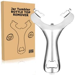 Bxgnip Mason Jar Opener No Lid Dents or Damage Multifunctional Jar Opener Easy Twist Manual Handheld Top Remover Bottle Opener Made For Lifetime