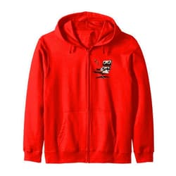 BizzyflyUSA Mid Century Modern Vintage Eames MCM Shopper Hunter Retro Zip Hoodie