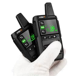 KSUN Long Range Walkie Talkies Waterproof, 2 Pack Rechargeable Two Way Radios Adults USB Charging Battery Portable for Outdoor Hunting Camping Hiking Off Roading Accessories GZ20