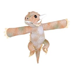Wild Republic Huggers Horned Lizard, Stuffed Animal, 8 inch, Plush Toy, Fill is Spun Recycled Water Bottles