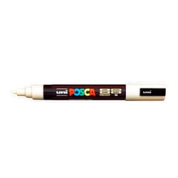 Posca Uni Posca Marker PC-5M Paint Glass Pen Fine Bullet Tip 2.5mm Ivory
