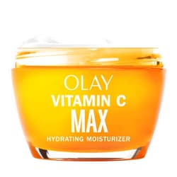 Olay Vitamin C MAX Face Moisturizer, Brightening Cream for Women, Hydrating, Evens Tone, Dark Spot & Hyperpigmentation Reduction, Glowing Skin Care - Niaciniamide, Peptides 1.7 Oz