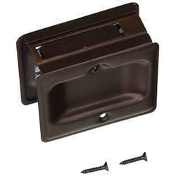 Deltana SDPA325U10B Adjustable 3 1/4-Inch x 2 1/4-Inch Passage HD Pocket Locks by Deltana
