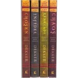 Ted Dekker The Lost Books Series 4 Volume Set: Vol. 1 Chosen, Vol. 2 Infidel, Vol. 3 Renegade, Vol. 4 Chaos