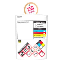 Safety Supply Mart Safety Data Sheet Stickers/MSDS Stickers, 3