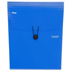 Five Star Expanding File Folder, 5-Pocket Vertical Expandable File Folder, Blue (72699)