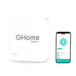 GHome Smart Tuya Bluetooth Gateway, Mini WiFi Gateway for Smart Door Lock and Tuya Smart Device, Work with Smart Life, Alexa Google Assistant, Realize Remote Control, Need 2.4G WiFi
