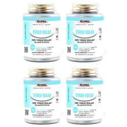 Rectorseal 31551 1/2 Pint Brush Top Tru-Blu Pipe Thread Sealant (Four Pack)