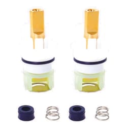 Swess RP25513 Faucet Stem Replacement Kit for Compatible with Delta Faucet, with RP4993 Seat and Spring (2 Pack)