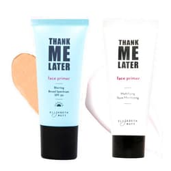 Elizabeth Mott | Thank Me Later Mattifying Face Primer and Blurring Face Primer with SPF30 Set | Cruelty-Free and Paraben-Free