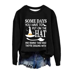 VCXWTD Halloween Sweatshirts for Women Oversized Letter Print Pullover Loose Fit Trendy Crewneck Tops