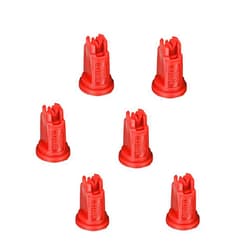 Farmer Bob's Parts Pack of 6 - TeeJet Air Induction XR Flat Spray Tips Red 110° 0.4 GPM @ 40 PSI Farmer Bob's Parts AIXR11004-VP