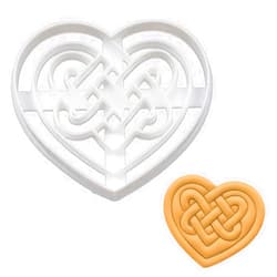 Bakerlogy Celtic Heart Triquetra cookie cutter, 1 piece - Bakerlogy