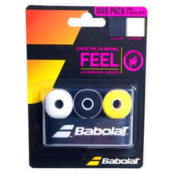 Babolat Syntec Pro + VS Original Combo Grip Pack (White/Black/Yellow)