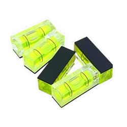 YMGBHNKJLS 5Pcs Magnetic Small Bubble Levels 29x10x12mm Mini Square Bubble Spirit Level Measuring Layout Tools (29mm)