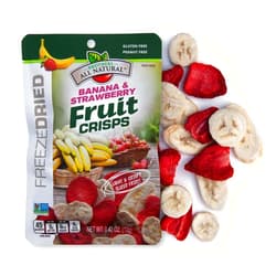 Brothers-ALL-Natural Fruit Crisps, Strawberry Banana, 0.42 oz (Pack of 24)