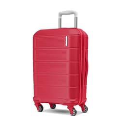 American Tourister Stratum 2.0 Expandable Hardside Luggage with Spinner Wheels, Radient Raspberry, Carry-on