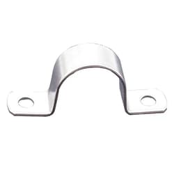 RITUIPIO 2 Inch Pipe Strap Heavy Duty 2 Hole Strap 304 Stainless Steel 2 Conduit Strap Clamp for Tube Pipe or Wire Cord Installation(50mm 5pcs)