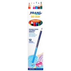 Prang Duo-Colored Pencils, 12 Assorted Colors, 16 Count