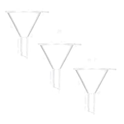 Avenoir Refillable Cosmetic Containers Funnels, Funnels for Filling Bottles of Lotion, Water, Essential Oils, Lotions, Shampoo, Conditions, Cleaning Products, 3 Clear