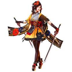 KIRA KIRA Genshin Chiori Cosplay Costumes Doki SR Game Genshin Impact Chiori Cosplay Fontaine Costume for Halloween