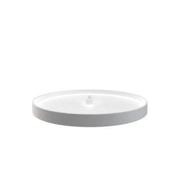 Rev-A-Shelf - LD-2061-24BM-11-1 - 24 in. White Polymer Full Circle Bottom Mount Lazy Susan Single Shelf
