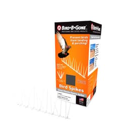 BIRD·B·GONE Bird B Gone - EnviroSpike Plastic Anti Bird Spikes (10' Kit) - Humane Deterrent - Stops Pigeons & Birds from Roosting - UV-Stabilized Polycarbonate - for Rooftops, Ledges, Fences, Etc - Made in USA
