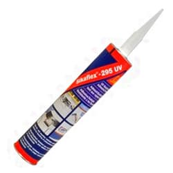 Sikaflex UV Resistant Polyurethane Adhesive Sealant Sikaflex 295 UV White 10.3 oz. Cartridge Adhesive/Sealant - Case of 12 Cartridges