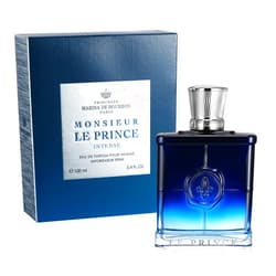 Princesse Marina de Bourbon Monsieur Le Prince On Fire Eau de Parfum for Men - Opens with Bergamot and Pepper Blended with Leather and Patchouli - Sensual Masculine Fragrance - 3.4 oz