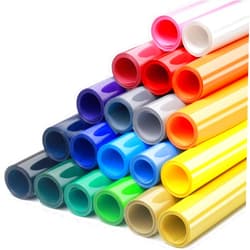 Oleitodh HTV Heat Transfer Vinyl Bundle - 20 Pack 12'' x 100 FT Heat Transfer Vinyl Rolls Bulk, Iron on Vinyl for Cricut T-Shirt, HTV Vinyl Bundle with 20 Assorted Colors