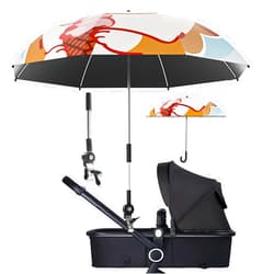 Nakazawa Children's Umbrella Baby Umbrella Sstroller,Ultimate Protection for Your Toddler with Our Baby Umbrella Stroller ，Clip-on Umbrella, Stroller Sun Shade