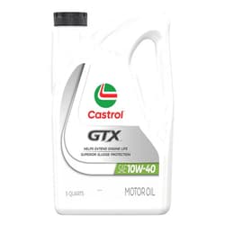 Castrol GTX 10W-40 Conventional Motor Oil, 5 Quarts