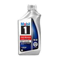Mobil 1 High Mileage Full Synthetic Motor Oil 5W-30, 6-Pack of 1 quarts